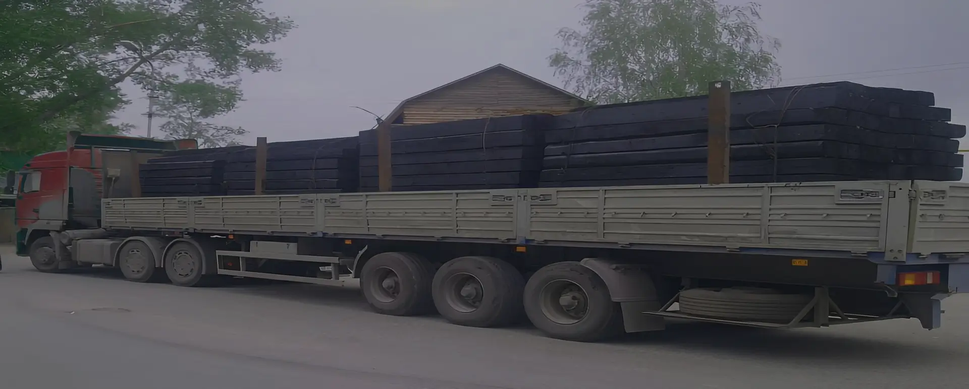 Сервис от транспортной компании по доставке шпал по России из Читы автотранспортом